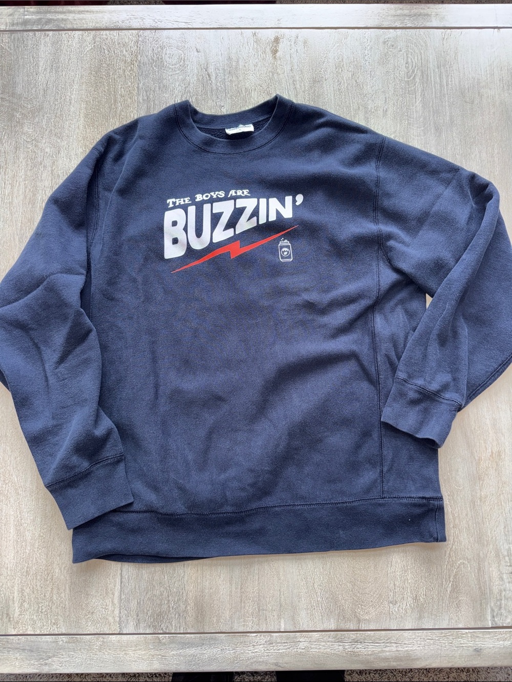 You Betcha the boys are buzzin heavyweight crewneck XL